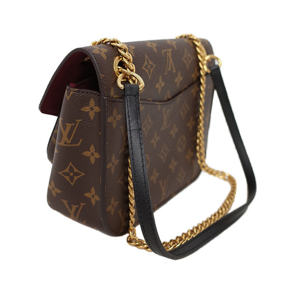 Louis Vuitton Monogram Passy Chain Shoulder Bag Bordeaux - Picture 2 of 9
